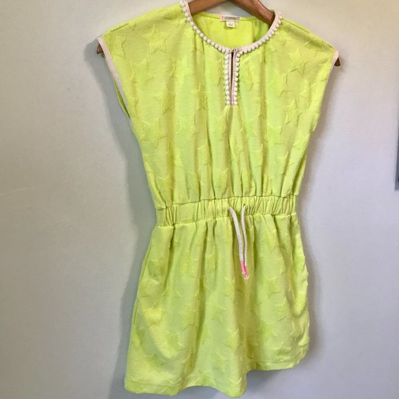 Crewcuts Terrycloth Stars Coverup Dress, Size 7 - Picture 3 of 11